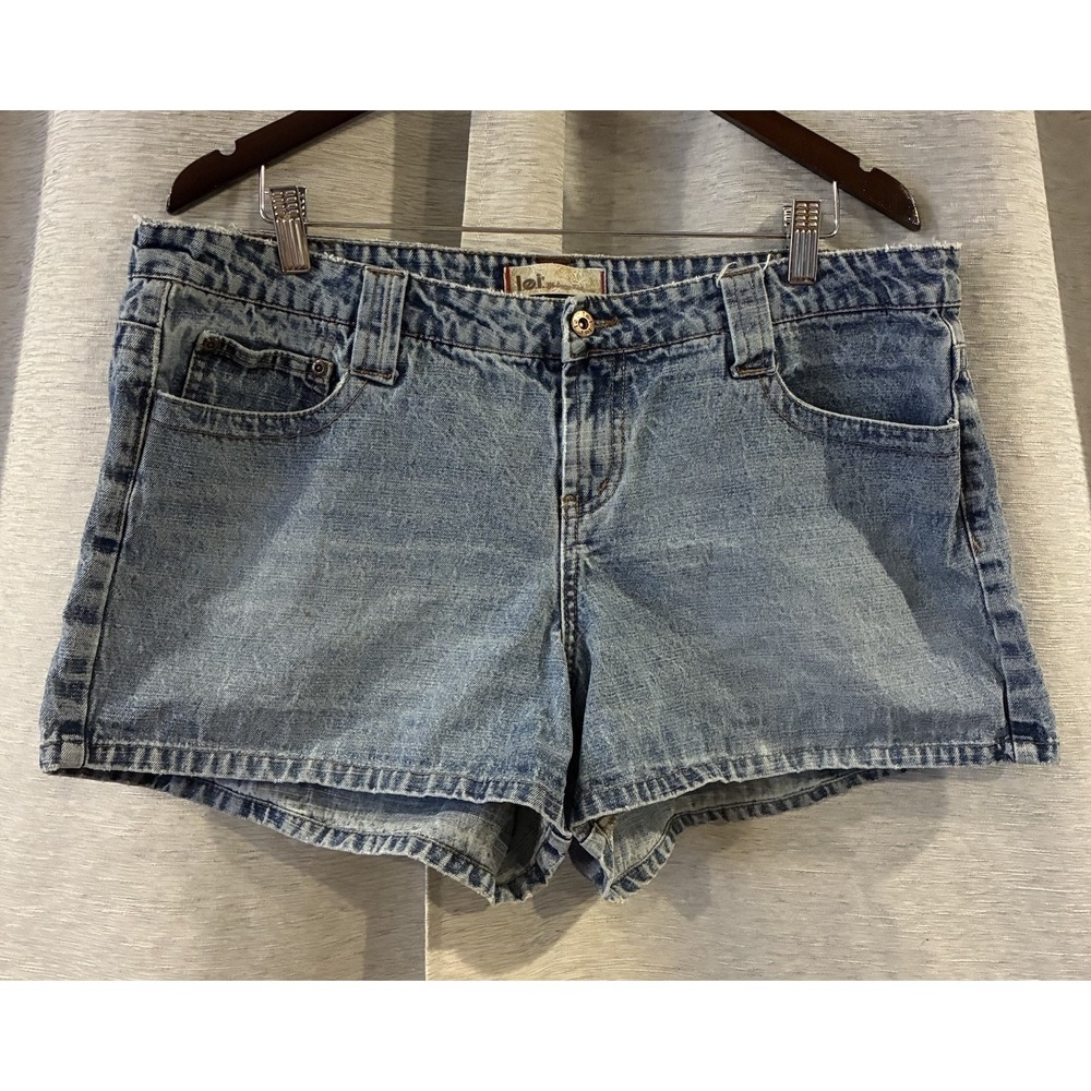 LEI Vintage Y2k Denim Shorts Womens Size 16 Festival Rave